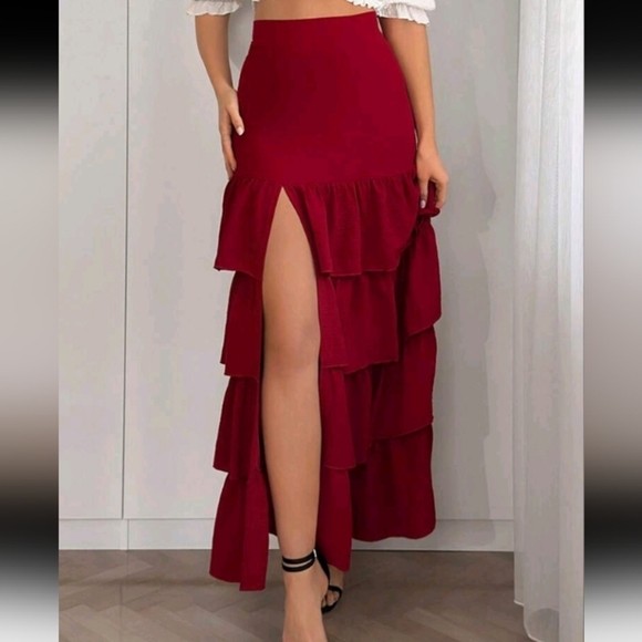 Women's Elegant Cake Design Maxi Dress, Fashionable For Summer - Picture 1 of 3